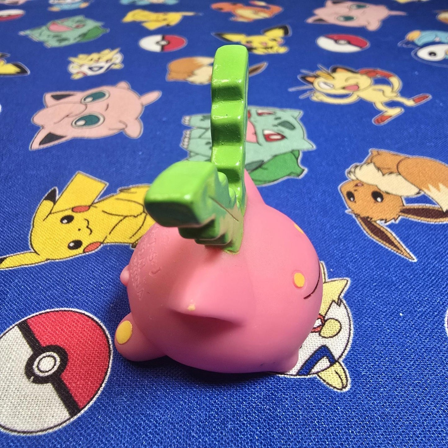 Pokemon Hoppip Figure Finger Puppet 2000 Nintendo Bandai PVC Vintage Japan USA