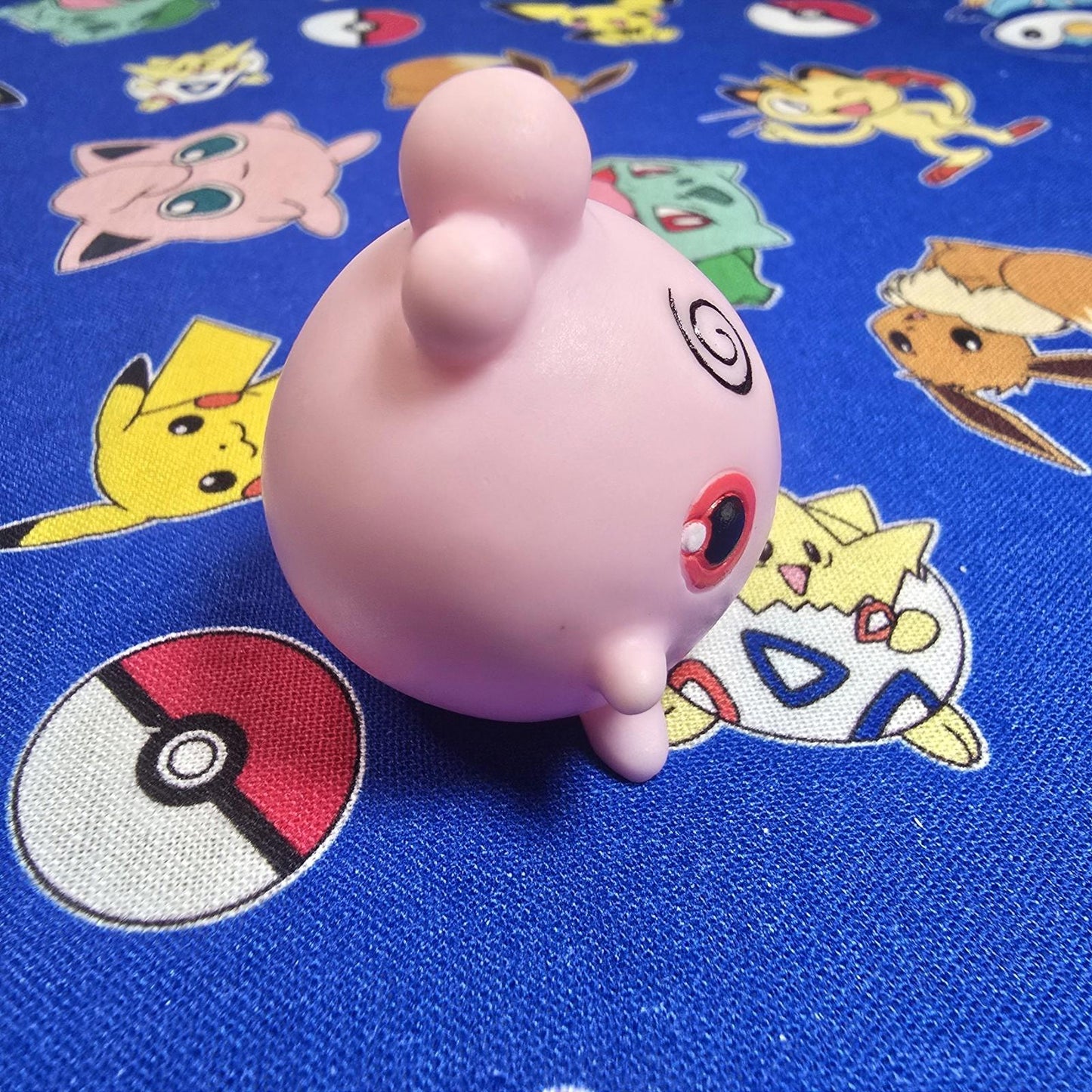 Pokemon Igglybuff Figure Finger Puppet 2000 Nintendo Bandai PVC Vintage Japan US