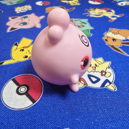 Pokemon Igglybuff Figure Finger Puppet 2000 Nintendo Bandai PVC Vintage Japan US
