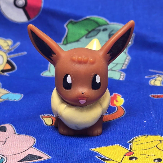 Pokemon Eevee Figure Finger Puppet 2012 Nintendo Bandai PVC Japan USA Seller