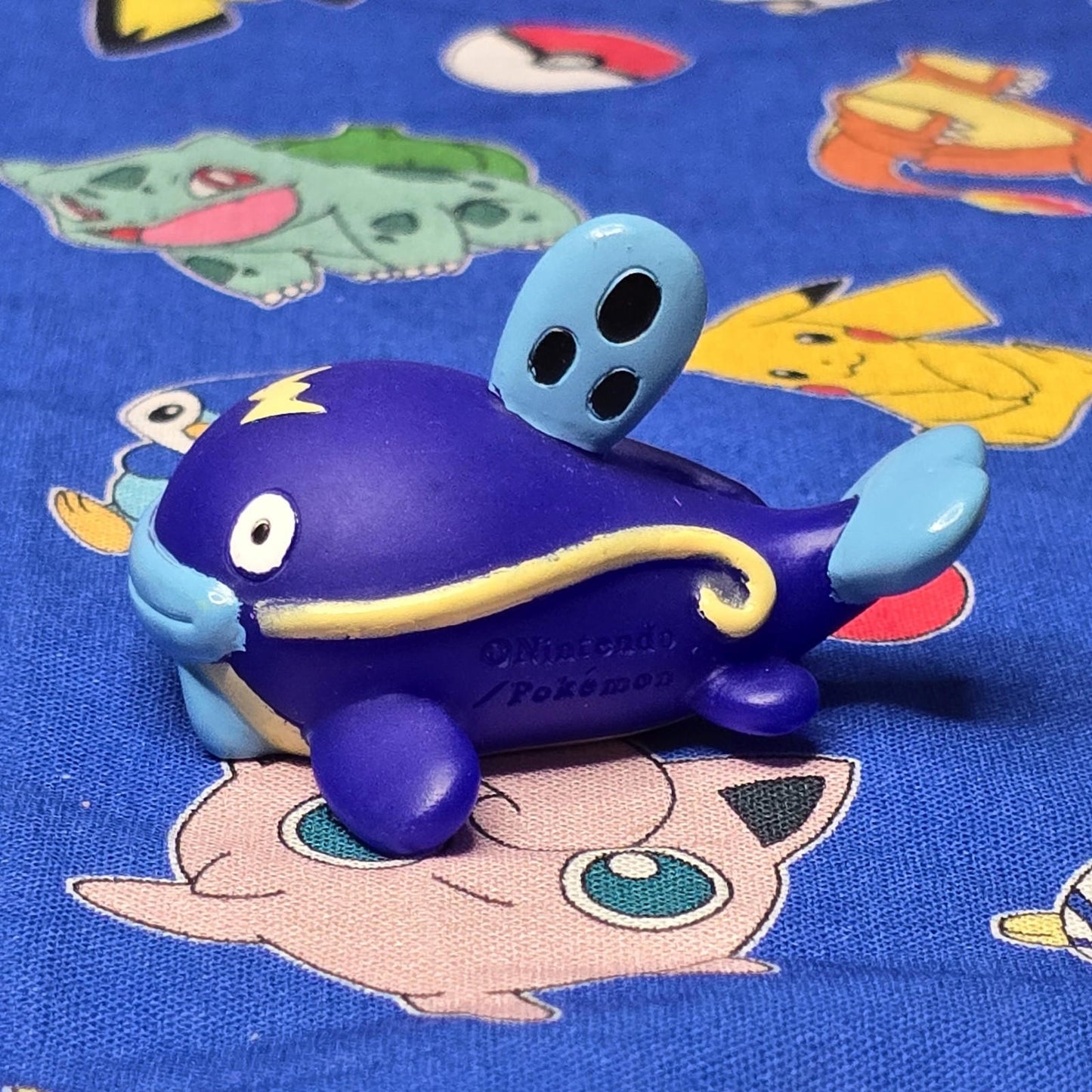 Pokemon Whiscash Figure Finger Puppet 2004 Nintendo Bandai Vintage PVC Japan USA
