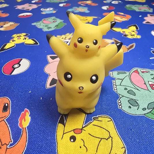 Pokemon Pikachu Figure Finger Puppet 1998 Nintendo Bandai PVC Vintage Japan USA