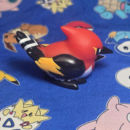 Pokemon Fletchinder Figure Finger Puppet 2014 Nintendo Bandai Japan USA Seller