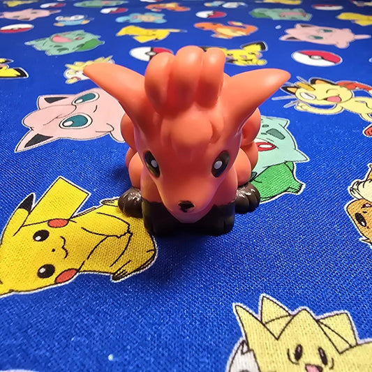 Pokemon Vulpix Dark Figure Finger Puppet 1997 Bandai Nintendo Vintage USA Seller