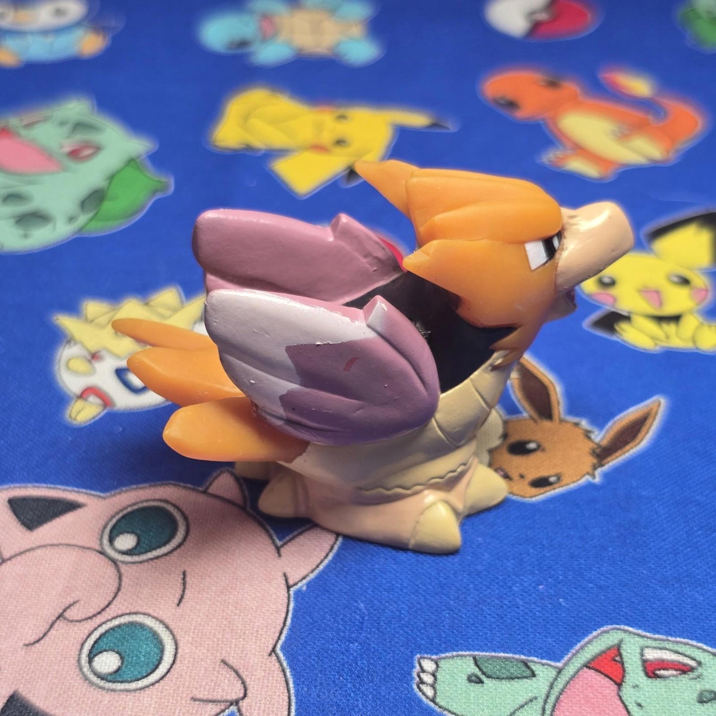 Pokemon Spearow Pink Figure Finger Puppet 1997 Bandai Nintendo Vintage Japan US