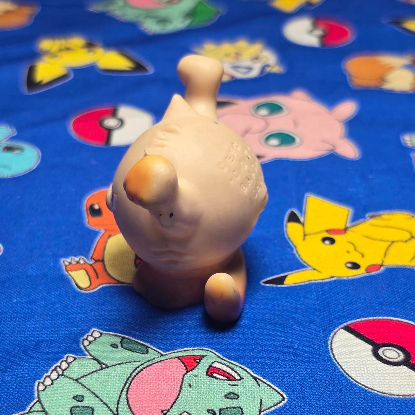 Pokemon Mankey Figure Finger Puppet 1997 Nintendo Bandai PVC Vintage Japan USA