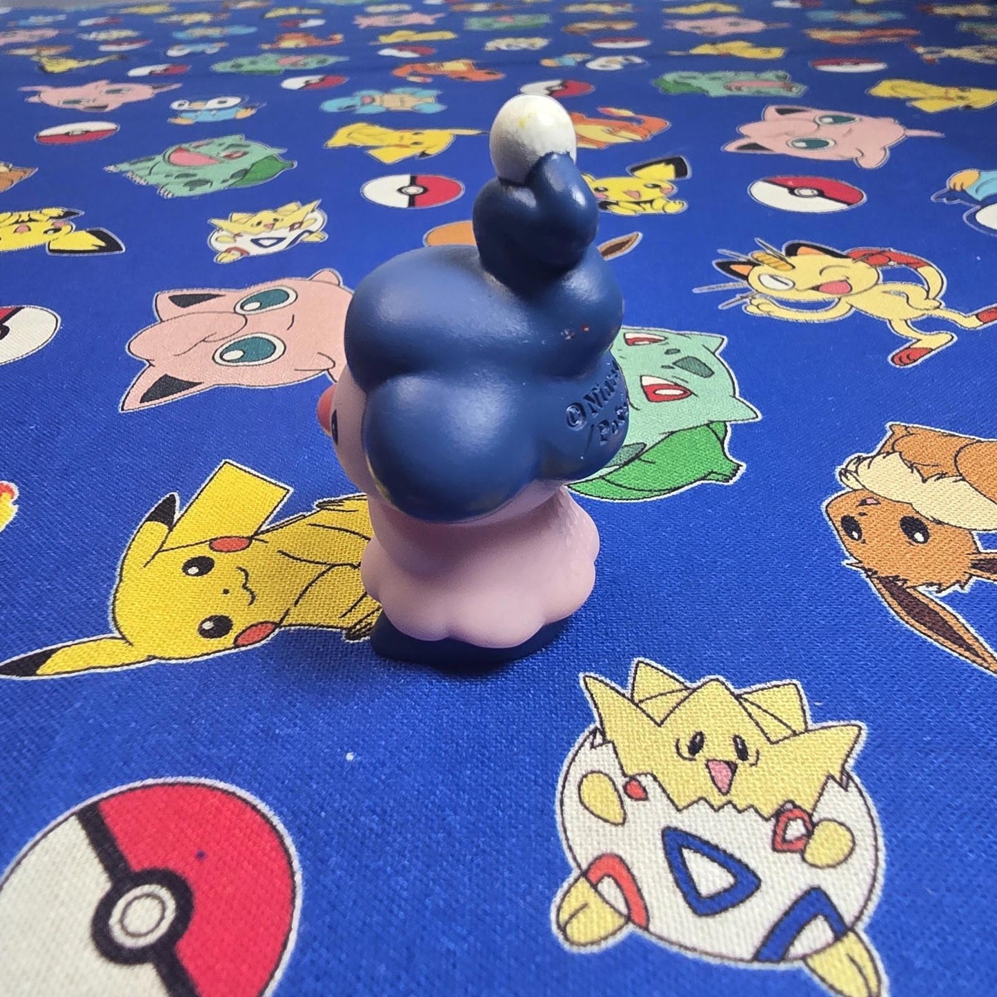 Pokemon Mime Jr Figure Finger Puppet 2005 Nintendo Bandai PVC Vintage Japan USA