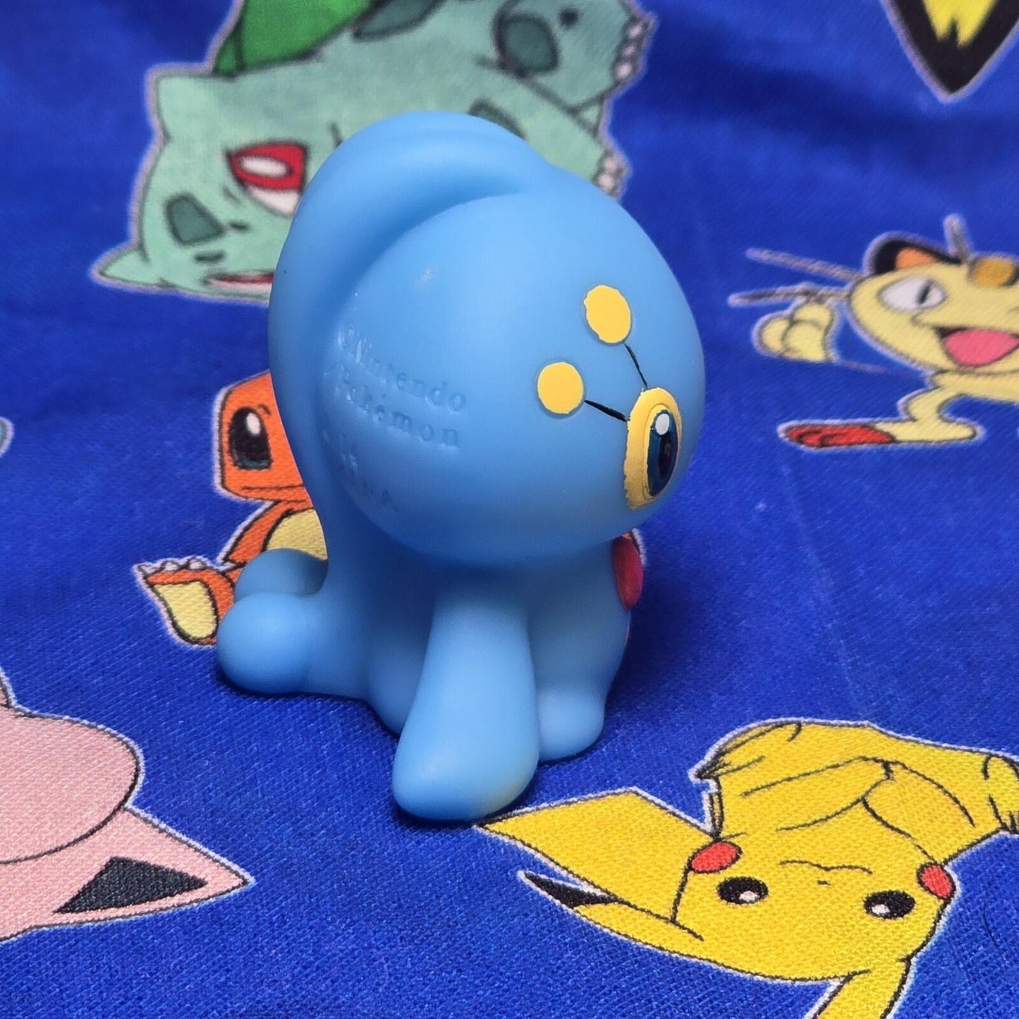 Pokemon Manaphy Figure Finger Puppet 2014 Nintendo Bandai PVC Japan USA Seller