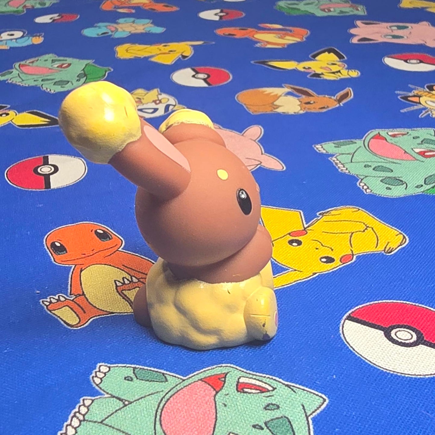 Pokemon Buneary Figure Finger Puppet 2008 Nintendo Bandai PVC Japan USA Seller