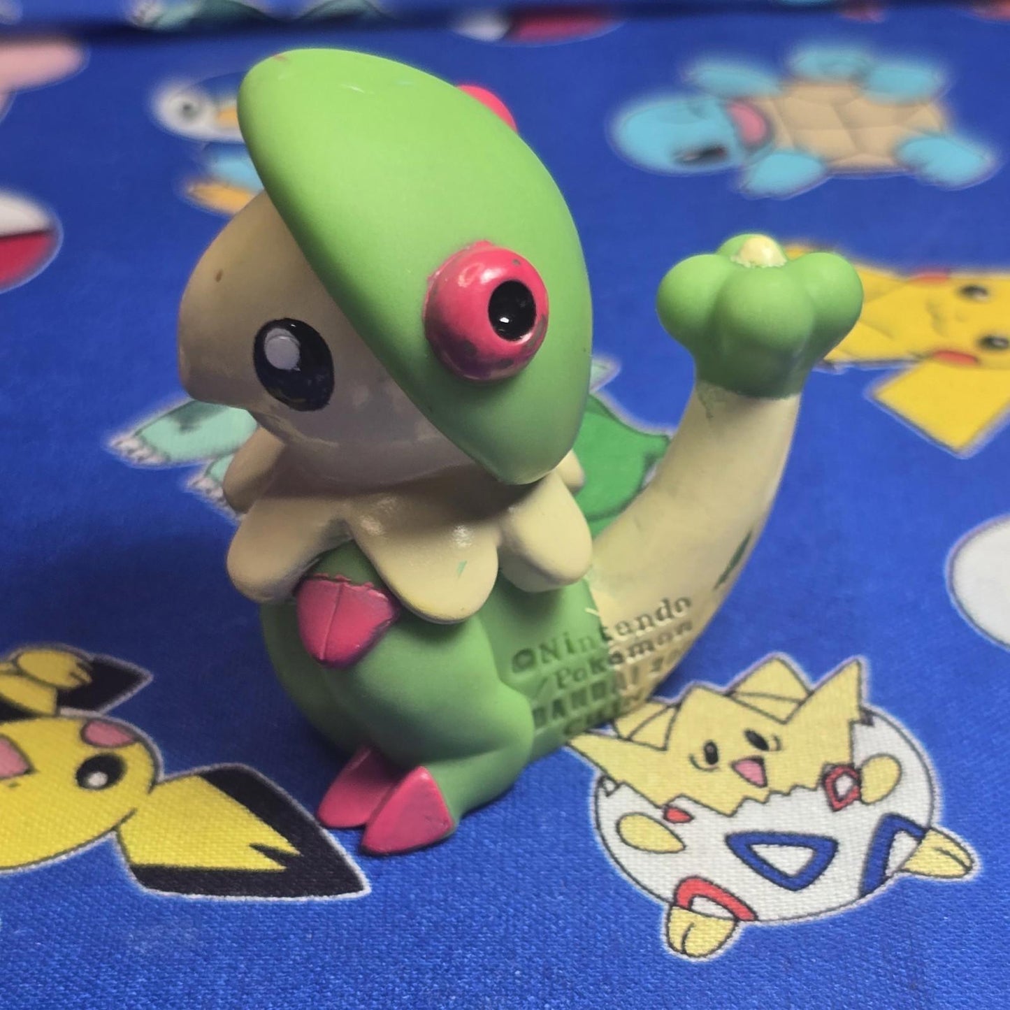 Pokemon Breloom Figure Finger Puppet 2004 Nintendo Bandai PVC Vintage Japan USA
