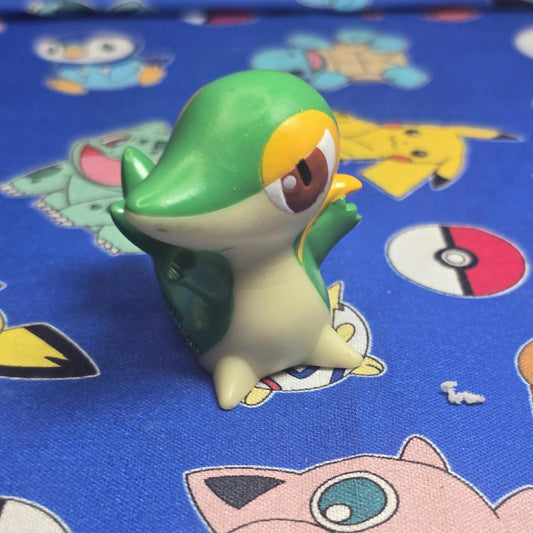 Pokemon Snivy Figure Finger Puppet 2010 Nintendo Bandai PVC Japan USA Seller