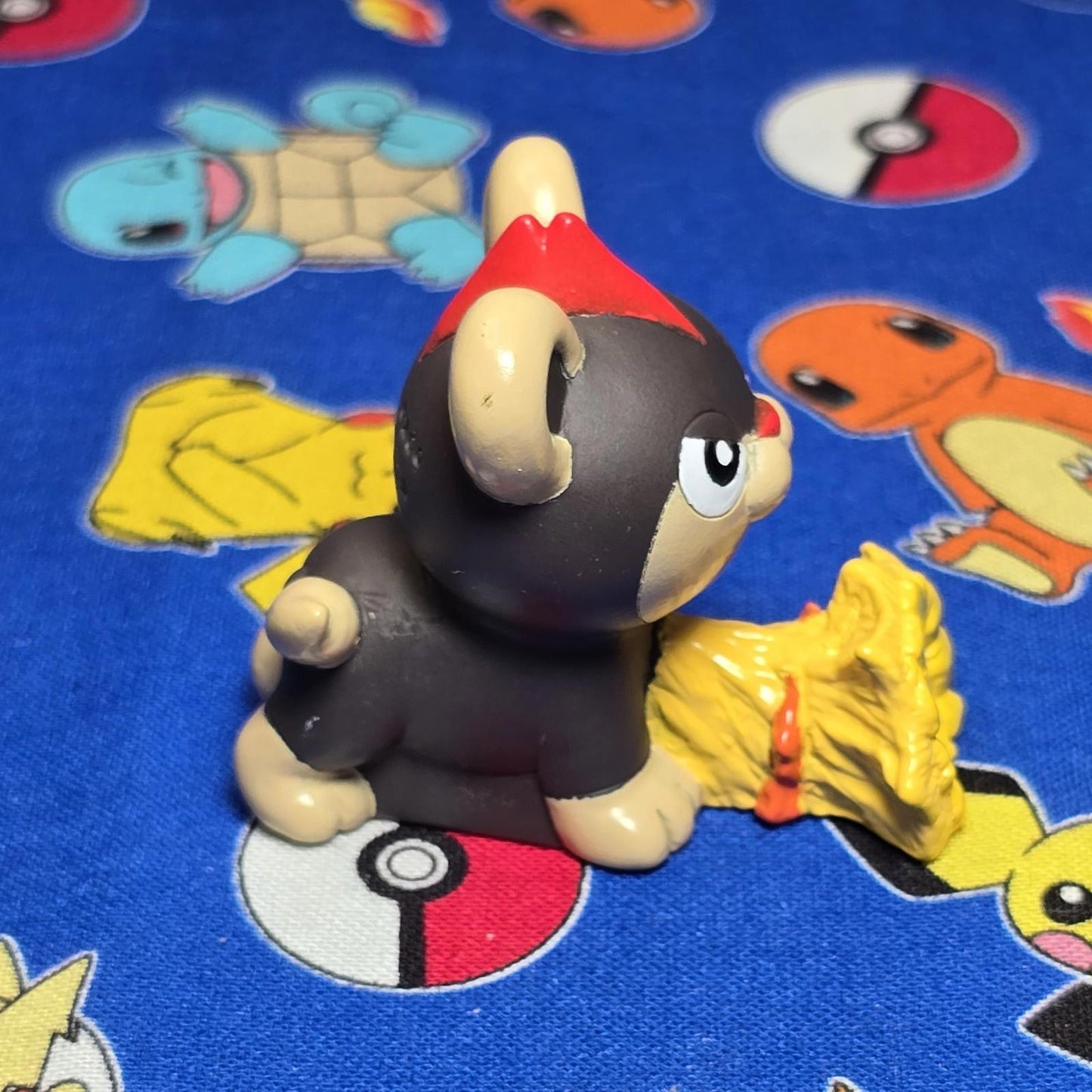 Pokemon Litleo Figure Finger Puppet 2013 Nintendo Bandai Japan USA Seller Toy