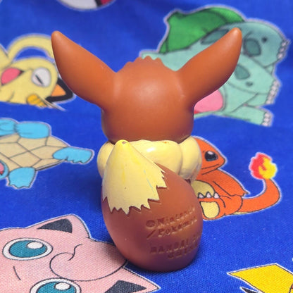 Pokemon Eevee Figure Finger Puppet 2012 Nintendo Bandai PVC Japan USA Seller