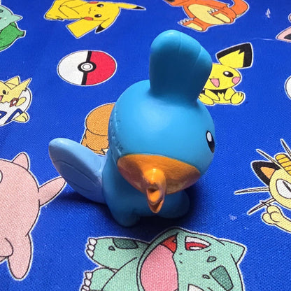 Pokemon Mudkip Figure Finger Puppet 2002 Nintendo Bandai PVC Vintage Japan USA