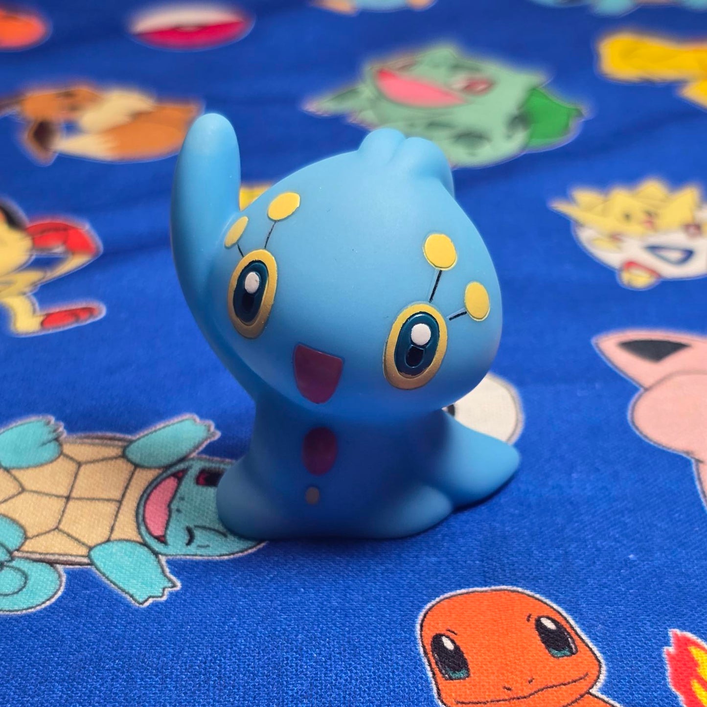 Pokemon Manaphy Figure Finger Puppet 2007 Nintendo Bandai PVC Japan USA Seller