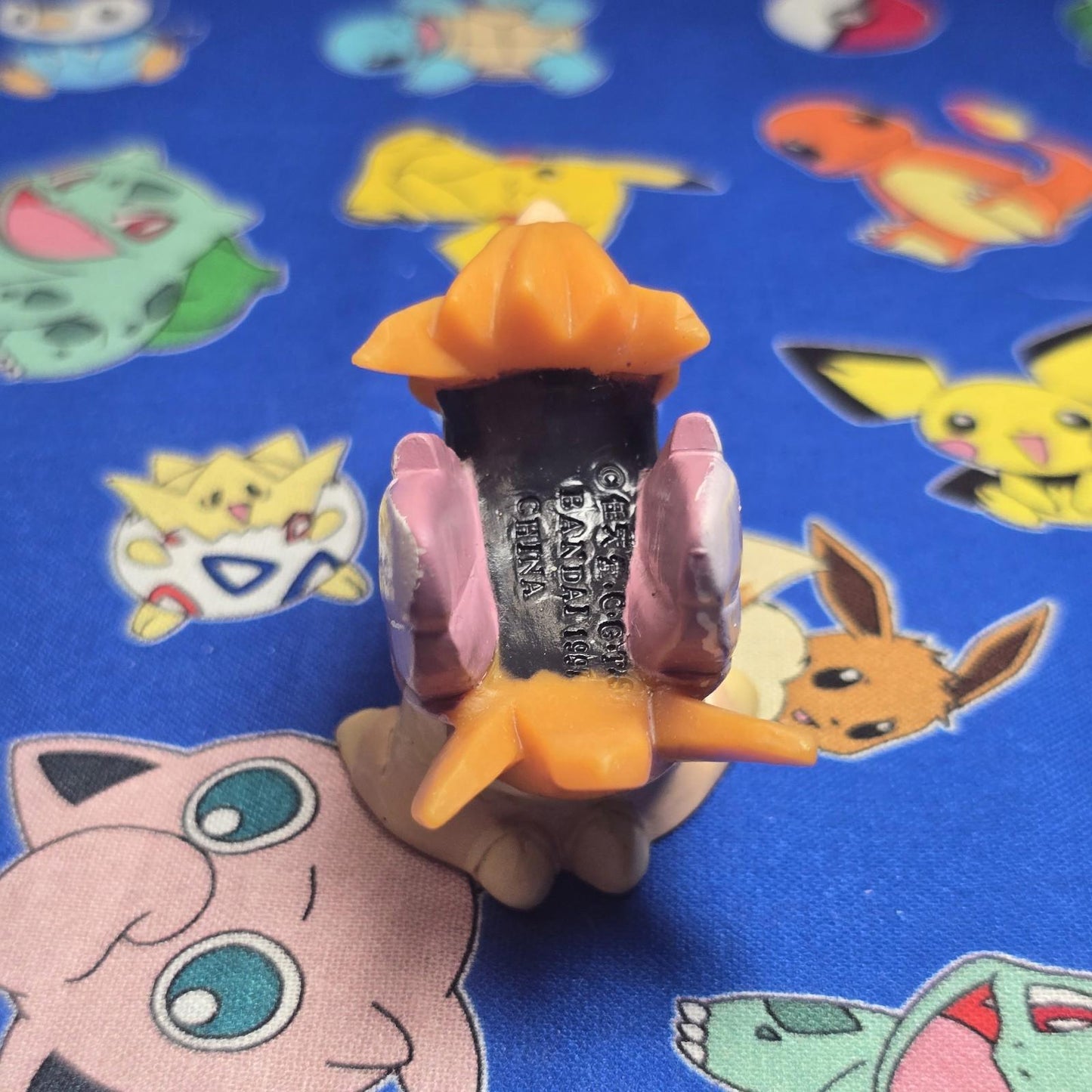 Pokemon Spearow Pink Figure Finger Puppet 1997 Bandai Nintendo Vintage Japan US