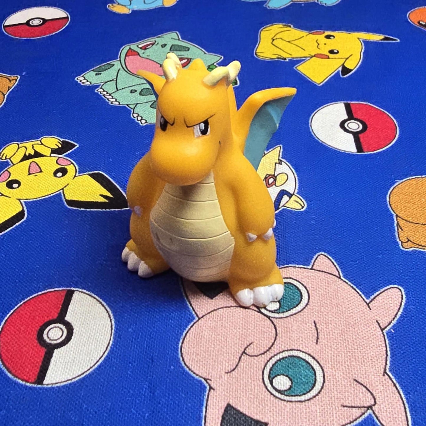 Pokemon Dragonite Figure Finger Puppet 2012 Nintendo Bandai PVC Japan USA Seller