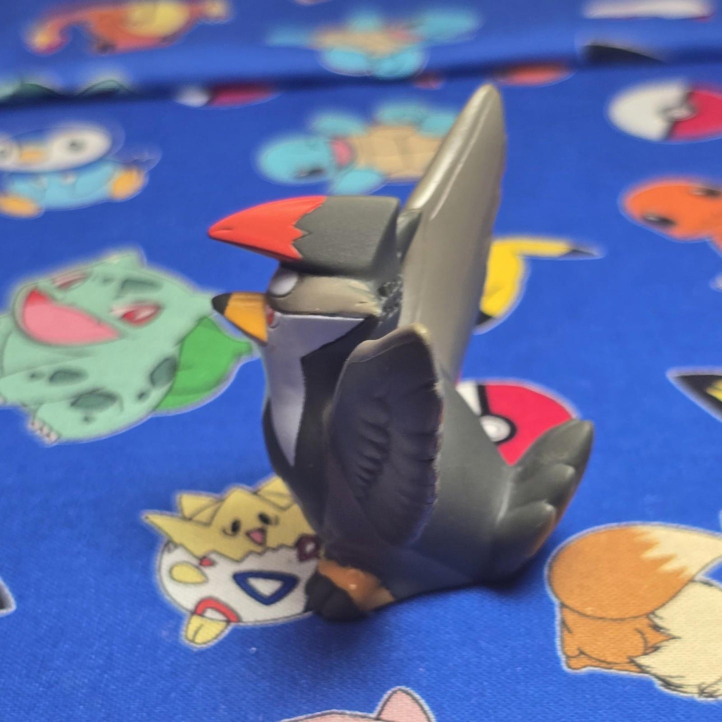 Pokemon Staraptor Figure Finger Puppet 2008 Nintendo Bandai PVC Japan US Seller