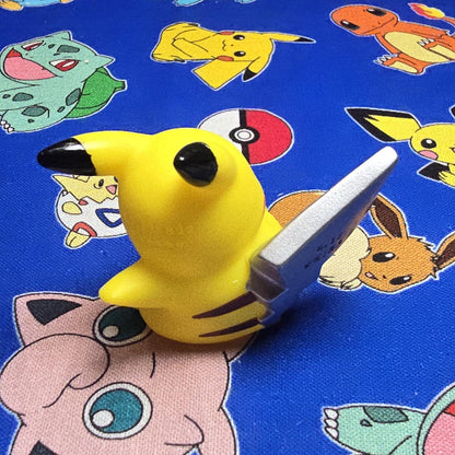 Pokemon Pikachu Figure Finger Puppet 2013 Nintendo Bandai PVC Japan USA Seller