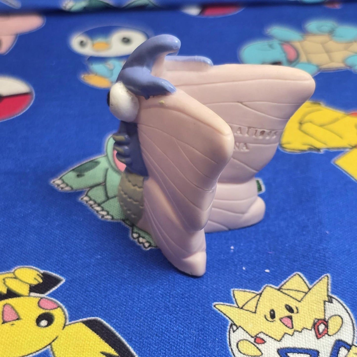 Pokemon Venomoth Dark Figure Finger Puppet 1998 Nintendo Bandai PVC Vintage USA