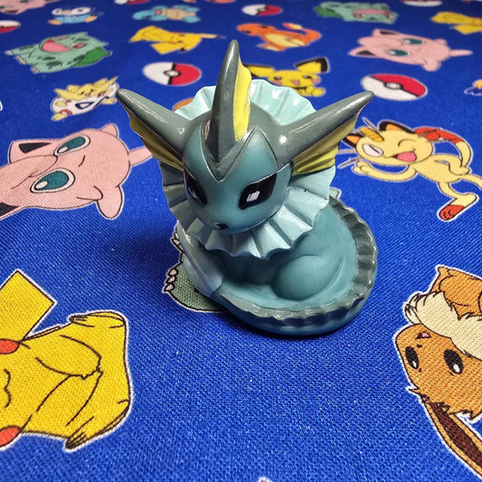 Pokemon Vaporeon Dark Figure Finger Puppet 1996 Nintendo Bandai Vintage Japan US