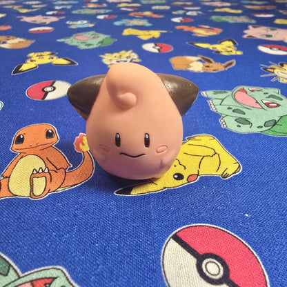 Pokemon Cleffa Figure Finger Puppet 2001 Nintendo Bandai PVC Vintage Japan USA