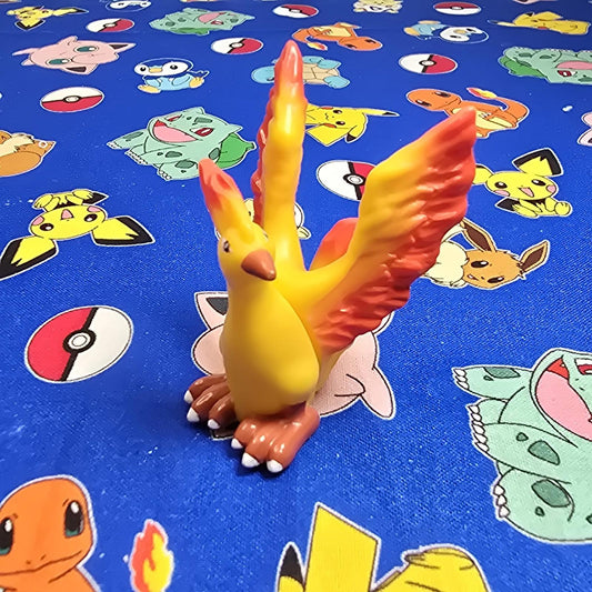 Pokemon Moltres Figure Finger Puppet 1999 Nintendo Bandai PVC Vintage Japan USA