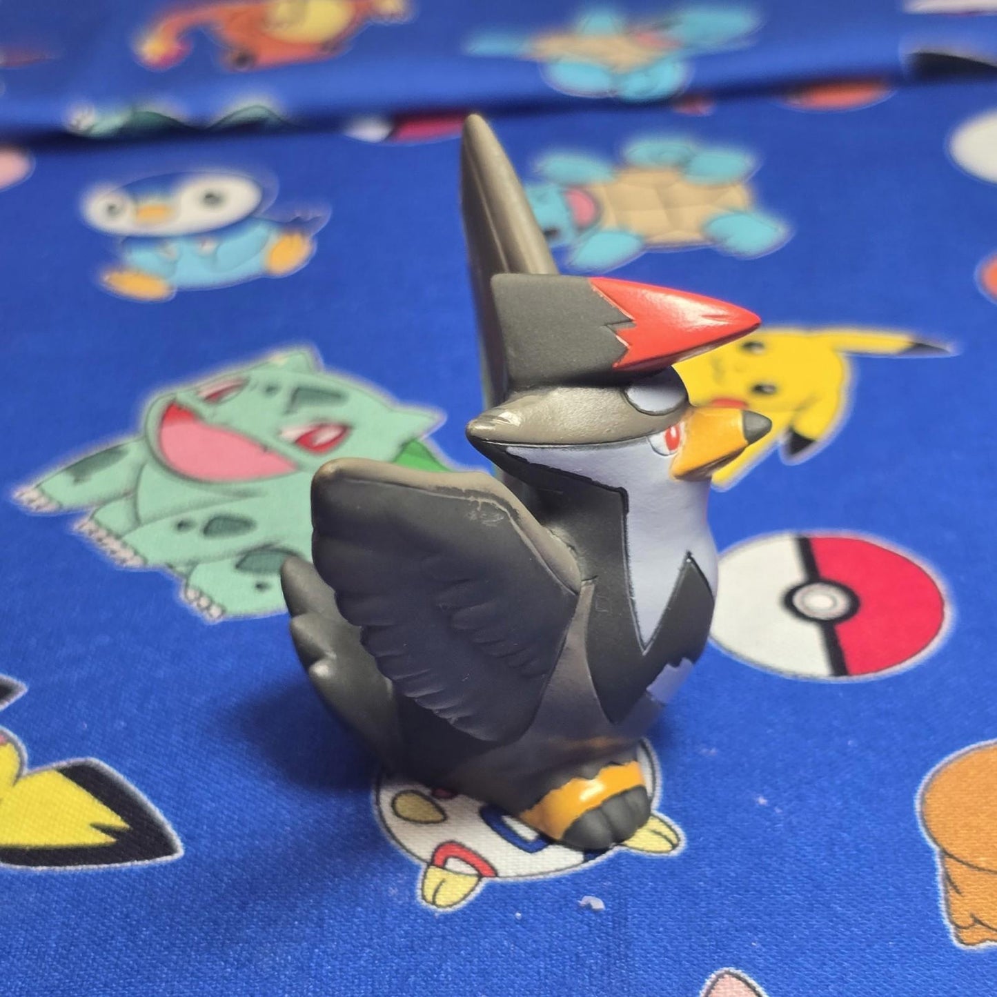 Pokemon Staraptor Figure Finger Puppet 2008 Nintendo Bandai PVC Japan US Seller