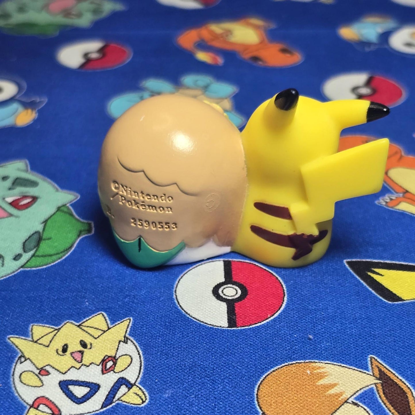 Pokemon Pikachu & Rowlet Figure Finger Puppet 2022 Nintendo PVC Bandai Japan USA