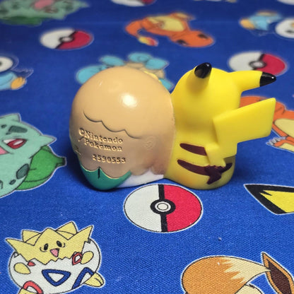 Pokemon Pikachu & Rowlet Figure Finger Puppet 2022 Nintendo PVC Bandai Japan USA