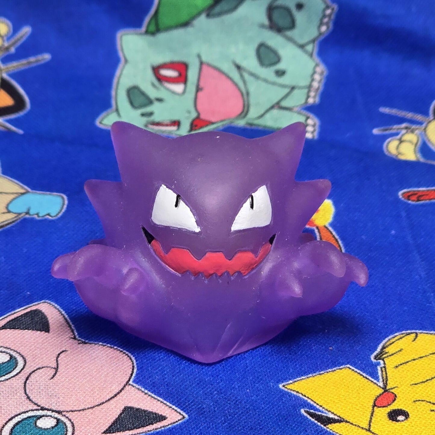 Pokemon Haunter Clear Figure Finger Puppet 1998 Nintendo Bandai Vintage Japan US