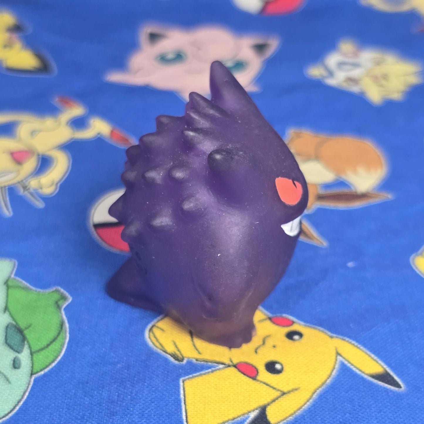 Pokemon Gengar Clear Figure Finger Puppet 1997 Bandai Nintendo Vintage Japan USA