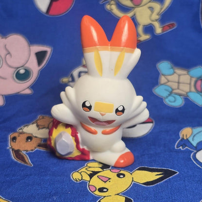 Pokemon Scorbunny Figure Finger Puppet 2020 Nintendo Bandai PVC Japan USA Seller