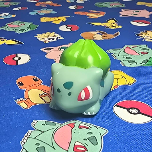 Pokemon Bulbasaur Figure Finger Puppet 2005 Nintendo Bandai PVC Vintage Japan US