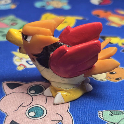 Pokemon Spearow Red Figure Finger Puppet 1997 Bandai Nintendo Vintage Japan USA