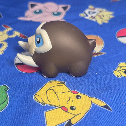 Pokemon Mamoswine Clear Figure Finger Puppet 2008 Nintendo Bandai Japan PVC USA