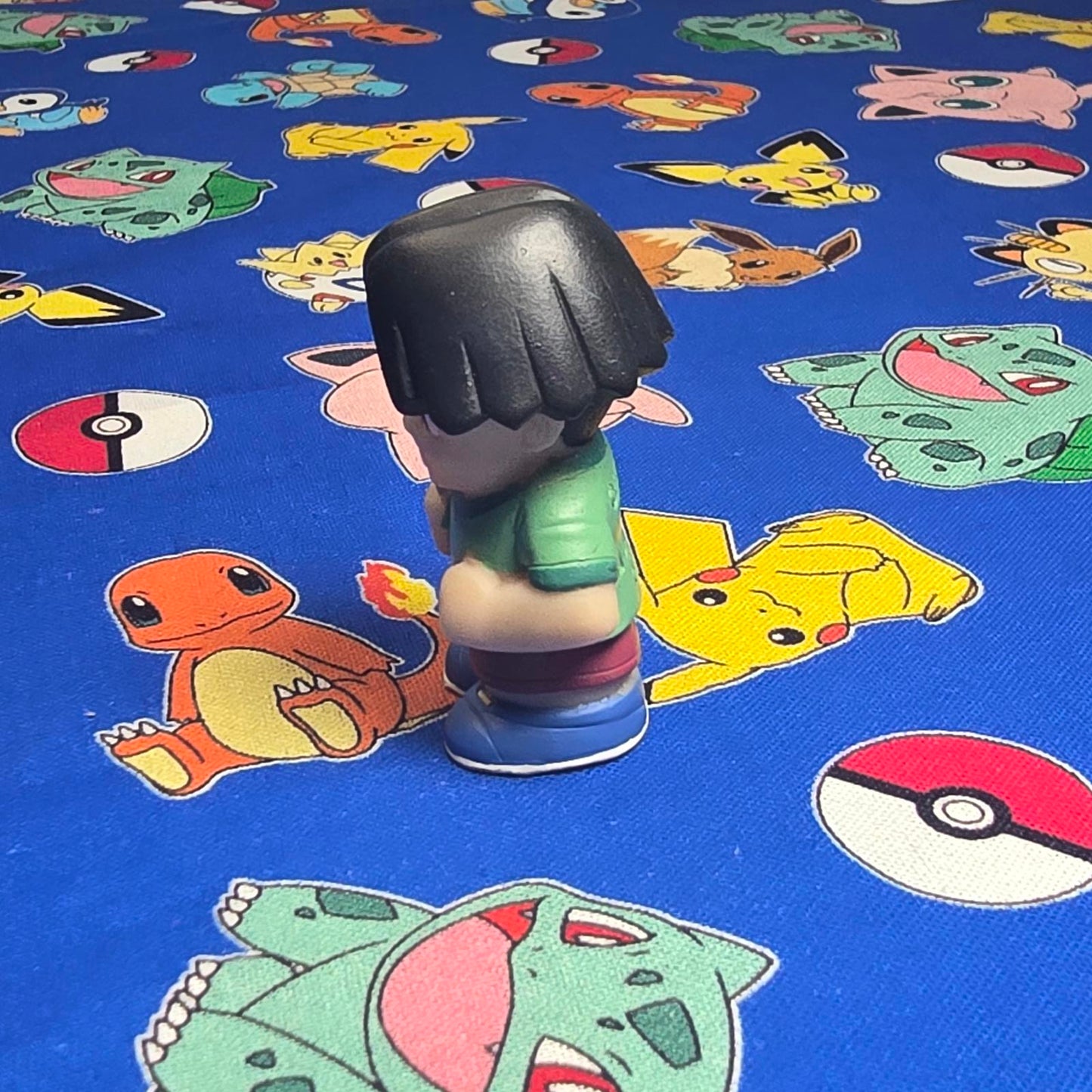 Pokemon Trainer Tracey Figure Finger Puppet 1999 Nintendo Bandai Vintage Japan