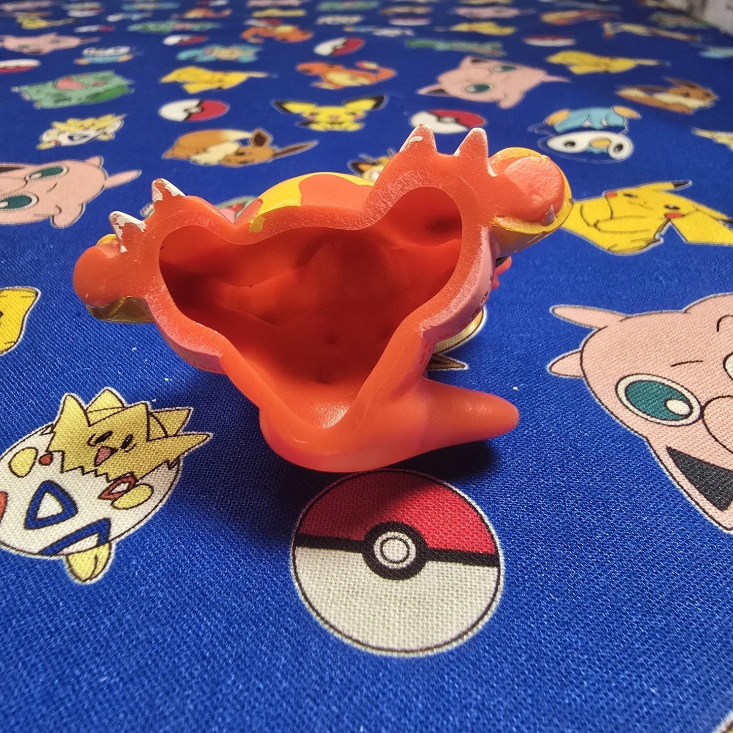 Pokemon Magmortar Figure Finger Puppet 2007 Nintendo Bandai PVC Japan USA Seller