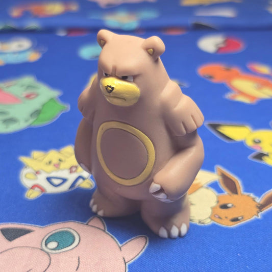 Pokemon Ursaring Figure Finger Puppet 2000 Nintendo Bandai PVC Vintage Japan US