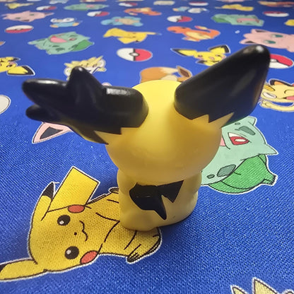 Pokemon Pichu Figure Finger Puppet 2009 Nintendo Bandai PVC Japan US Seller
