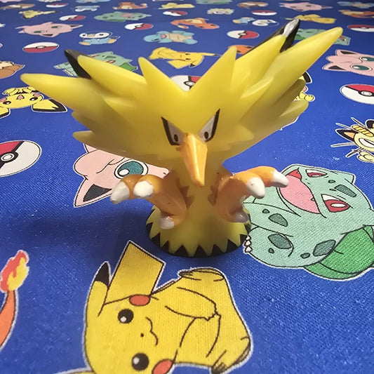 Pokemon Zapdos Figure Finger Puppet 1997 Nintendo Bandai PVC Vintage Japan USA