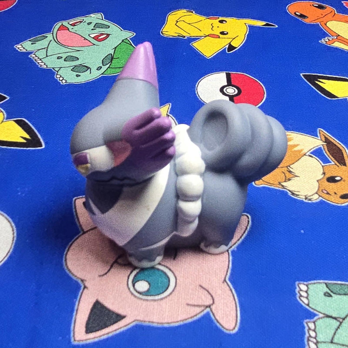 Pokemon Purugly Figure Finger Puppet 2007 Nintendo Bandai PVC Japan USA Seller