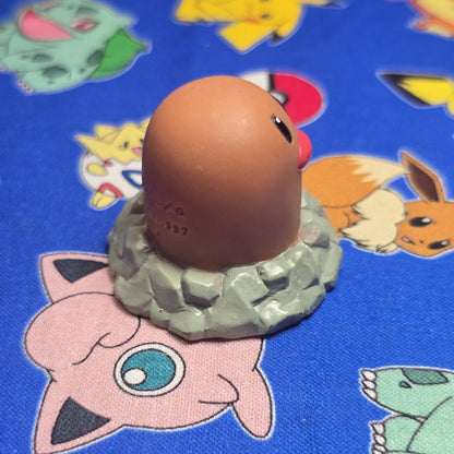 Pokemon Diglet Figure Finger Puppet 1997 Bandai Nintendo PVC Vintage Japan USA