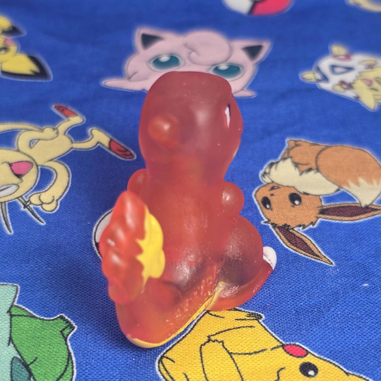 Pokemon Charmeleon Clear Figure Finger Puppet 1996 Nintendo PVC Bandai Japan USA