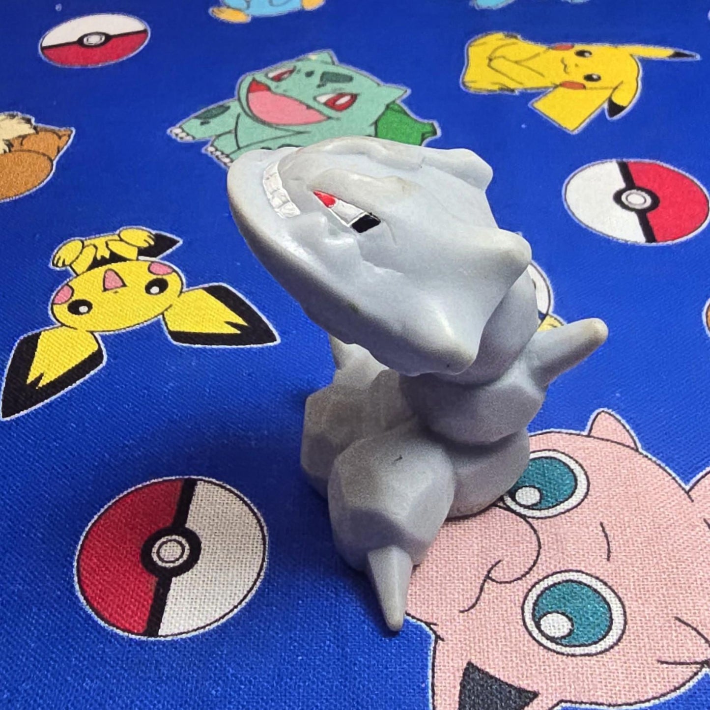 Pokemon Steelix Figure Finger Puppet 2000 Nintendo Bandai PVC Vintage Japan US