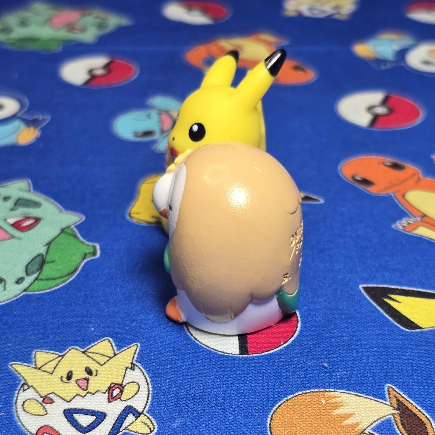 Pokemon Pikachu & Rowlet Figure Finger Puppet 2022 Nintendo PVC Bandai Japan USA