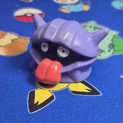 Pokemon Shellder Red Figure Finger Puppet 1996 Nintendo Bandai Vintage Japan USA