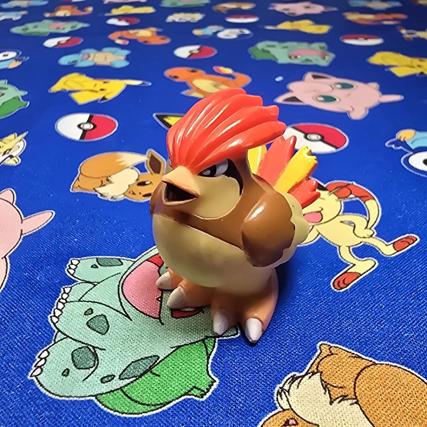 Pokemon Pidgeotto Red Figure Finger Puppet 1997 Bandai Nintendo Vintage USA