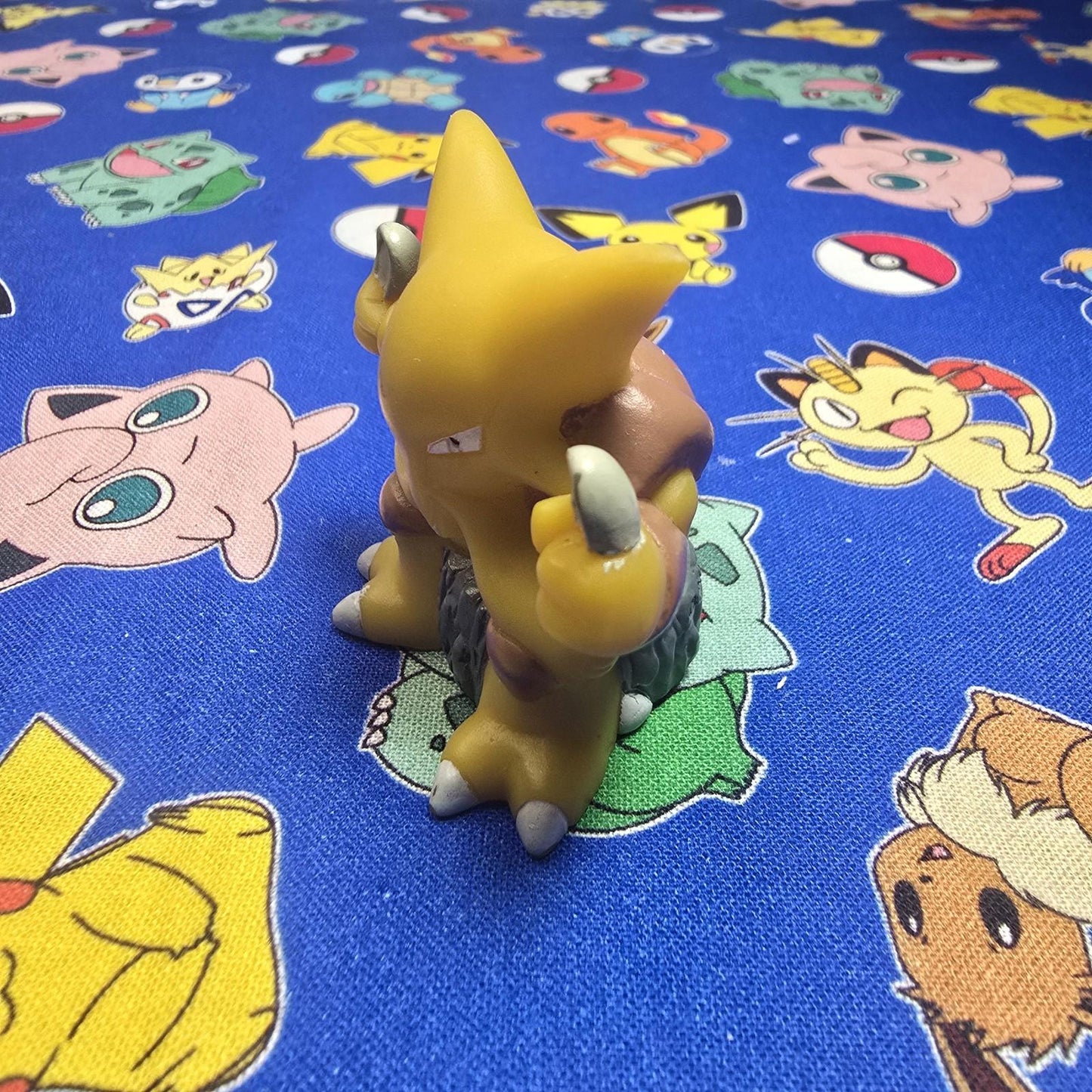 Pokemon Alakazam Figure Finger Puppet 1998 Nintendo Bandai PVC Vintage Japan USA
