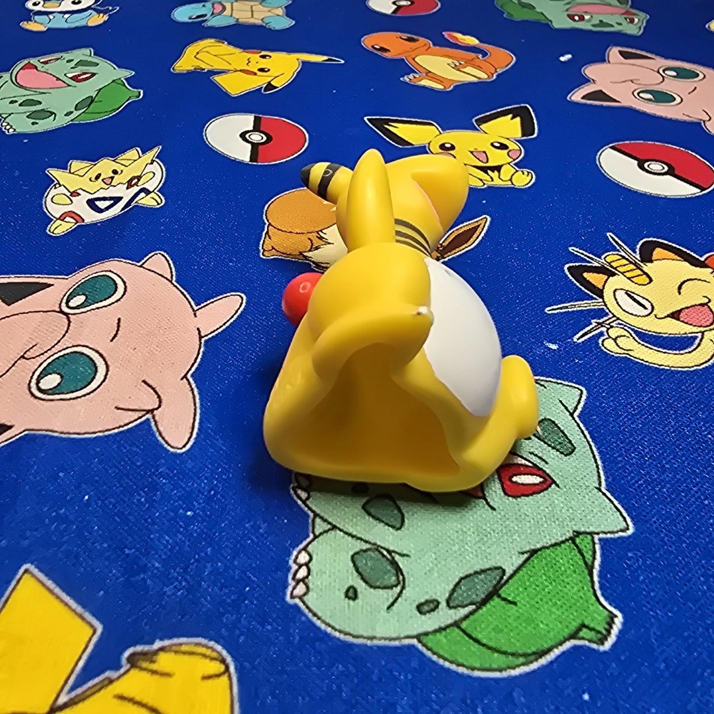 Pokemon Ampharos Figure Finger Puppet 2009 Nintendo Bandai PVC Japan US Seller